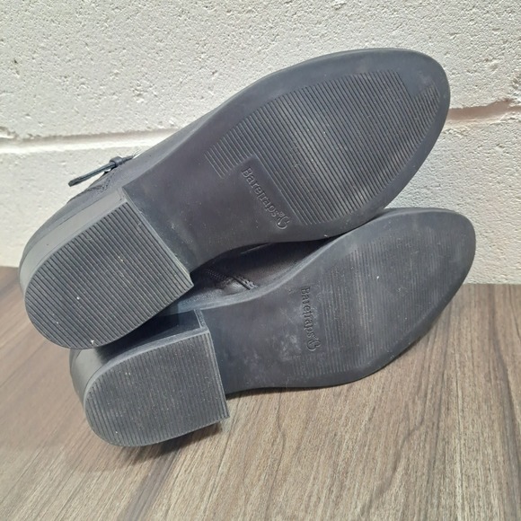 Baretraps Giles Studded Black Braided Strap Buckle Ankle Boots Women Size 7 M - Picture 7 of 8